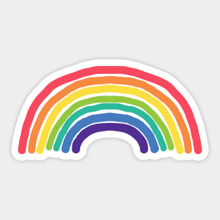 Small Rainbows are Cool Too Sticker